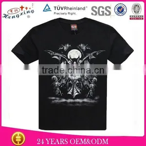 Wholesale Black Printing Overseas T Shirt thumbnail-1