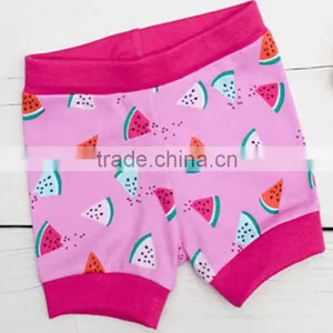 Girl Summer Pink Watermelon Pattern Baby Thermal Pants Girls Shorts Pants thumbnail-1
