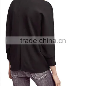 2017 Oem Fashion Wholesale Women Fleece Pullover Hoodie Sweater Women Fleece Pullover Sweater thumbnail-2