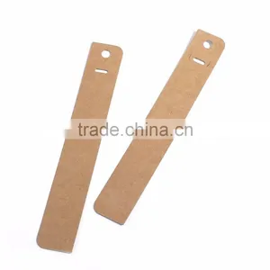 Paper Jewelry Display Card Rectangle Brown 20cm(7 7/8") x 3cm(1 1/8"), 1 Piece thumbnail-3