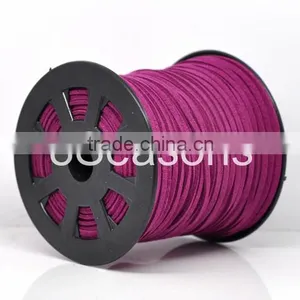 High Quality Fuchsia Velvet Necklace Cord for Pendants 2.5mm Wide thumbnail-1