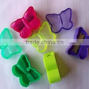 Butterfly Design Plastic Pencil Sharpener thumbnail-1