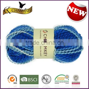 Charmkey Baby Knitting Yarn Soft 100% Polyester Textured Yarn for Baby Sweater thumbnail-3