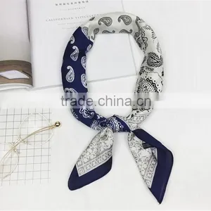 Digital Print Fashion Silk Scarf thumbnail-3