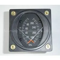 100 Psi Combination Dual Oil Aircraft Pressure Gauge and Temp Guages PT2-10P30F thumbnail-1