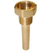 Low Lead Compliant Brass Thermowell thumbnail-3