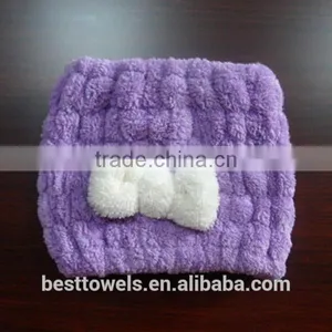 Wholesale Custom Ladies Bath Big Bow Lovely Head Hair Band thumbnail-2
