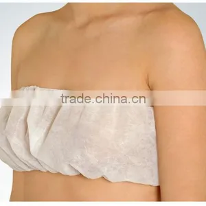 Nonwoven Disposable Bra With Elastic in Salon thumbnail-1