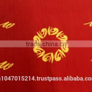 Gold Mettalic Printed Wedding Table Runner thumbnail-4