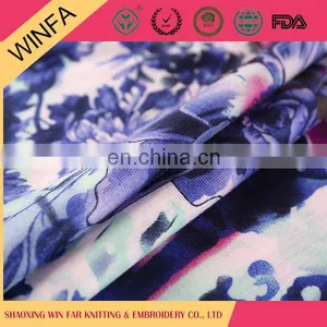 Best Selling Competitive Price Elegant Poly Spun Chinese Print Knitted Fabric for Clothing thumbnail-1
