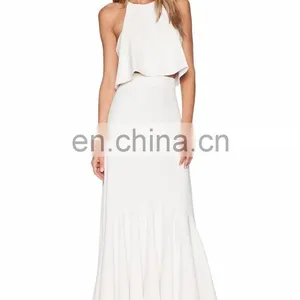 New Fashion White Long Women Skirts China thumbnail-5