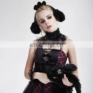 Gothic Lolita Punk Rave Lace 3-in-1 Wristband-choker-head Wear LS-043 thumbnail-5