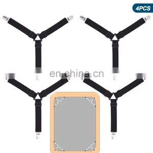 2017 Yiwu Fashion Hot Sale Set 4pcs Triangle Mattress Pad Cover Clips Holder Bed Sheet Holder thumbnail-2