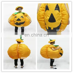 HI CE Inflatable Pumpkin Costume for Adult Size,inflatable Costume for Halloween Festival thumbnail-1