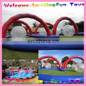 Rolling Zorb Ball for Air Track Games thumbnail-1