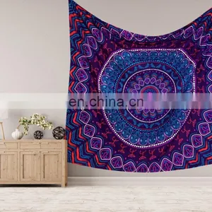 Indian 2017 Latest African Mandala Queen Size Tapestry Wall Hanging Bedspread Handmade Wall Decor thumbnail-1