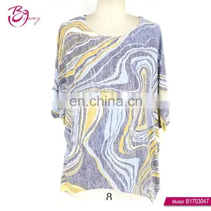 Popular Style Latest Daily Wear Women Print Fashion Tops thumbnail-1