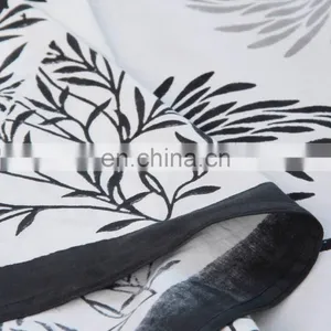 India Bed-linen Direct,black and White Damask Bedding,fitted Bed Sheets US/UK BASED thumbnail-4
