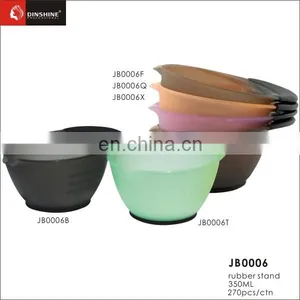 Hot Sale Hair Salon Equipment Plastic Hair Tint Bowl With Rubber Stand thumbnail-2