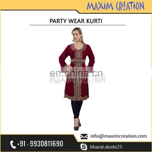 Latest Stylish Arabian Party Wear Kurti Dress For Australia thumbnail-3