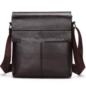 Adjustable Shoulder Strap Brown Men Bag thumbnail-1