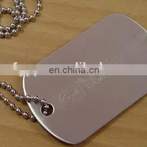 Custom Promotional Metal Blank Dog Tags Chain thumbnail-1