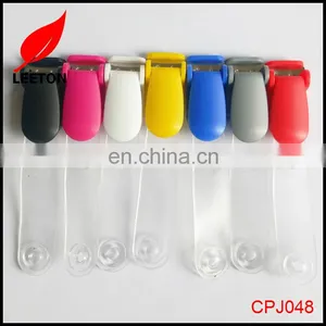 Factory Supply Colorful Plastic Name ID Badge Clips thumbnail-1