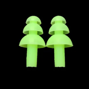 Free Sample Nontoxic Silicone Earplug for Water Sport Use Swimming Accessories thumbnail-2