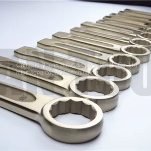 Non-sparking Box End Stricking Wrench,Hazardous Area Striking Wrenchm,Hammering Wrench thumbnail-1