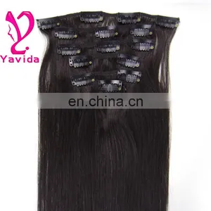 Bridal Hair Accessories Hot Selling Brazilian Clip In Hair Extension thumbnail-4