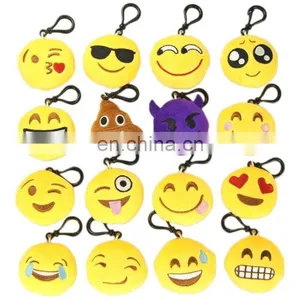 16 Top Selling Embroidered Plush Emoji Keychain thumbnail-2