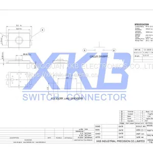 Replace AlpsTS-2030-x XKB Brand Light Touch 2*3 Tact Switch thumbnail-2