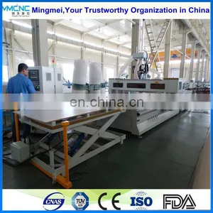 High Quality Furniture Making 1325 Cnc Nesting Router Engraver Machine With Loading Unloading System thumbnail-2