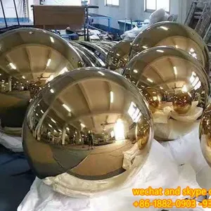Stainless Steel Garden Sculpture Laser Spherical Sculpture thumbnail-2