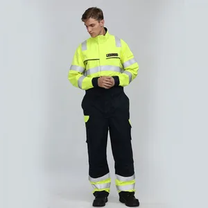 High Visibility High Temperature Fire Resistant Protective Clothing Supplier thumbnail-3