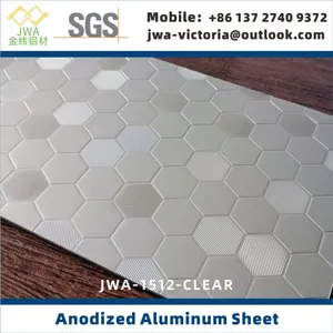 Embossed Anodized Aluminum Sheet, Anodized Aluminum Coil for Aluminum Luggages and Bags Materials, Interior Decorative Materials, Aluminum Curtain Wall Materials thumbnail-2
