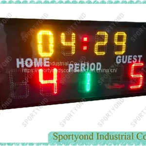 LED Digital Futsal Scoreboard , Football Score Keeper , Electronic Soccer Score Sign thumbnail-1