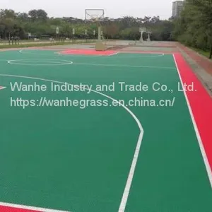 Wanhe OEM Plastic Sport Court Flooring Indoor and Outdoor Courts thumbnail-4