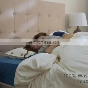 Prime Custom OEM Brand 90x90 White Waterproof Duvet Cover Set For Bedding Room thumbnail-1