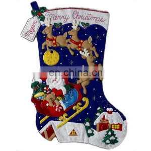 Christmas Stocking Decoration Baby Christmas Stockings With Ornament Set for Kids thumbnail-4