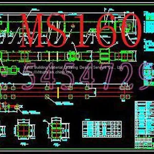 MS160 Buried Scraper Conveyor Drawings FullMachining Drawings thumbnail-1
