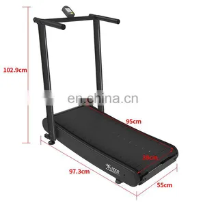 Walking Treadmill no Electric Foldable Handle Home Fitness Home Curved Treadmill Low Price Easy to Move Save Sapce Treadmill thumbnail-5