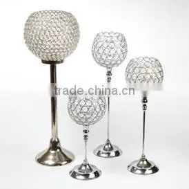 9 Lite Crystal Hanging Candelabra For Wedding thumbnail-6