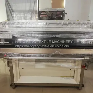 SHIMA SEIKI Computerized Flat Knitting Machine SES 122S 12G UP SCREEN Intarsia Design Knit Sweater thumbnail-3