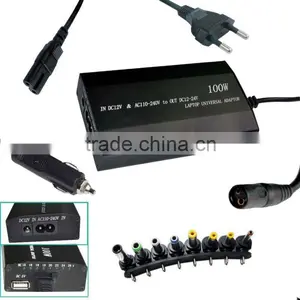 Universal Car And Home Adaptor for Laptop 100W thumbnail-1