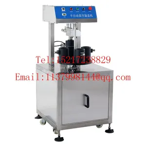 Low Price Semi Automatic Lids Vacuum Capping Machine Manual Glass Jar Vacuum Capping Machine thumbnail-4