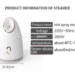 Portable Handle Face Steamer Nano Electric Home Use Facial Steamer Multifunctional Hot Mist Spray Skin Facial Steamer thumbnail-4