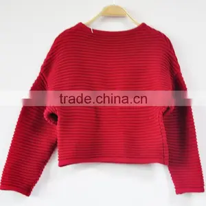 Latest Sweater Designs for Girls Coarse Needle Close-fitting Top Girl Sweaters thumbnail-2