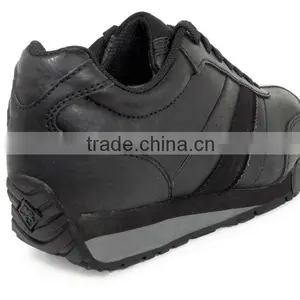 Black Leather Steel or Aluminum Toe Anti Shock Safety Shoe for Women thumbnail-5