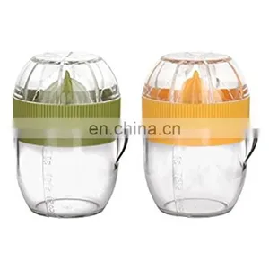 High Quality Plastic Orange Juicer Press With Cup thumbnail-1